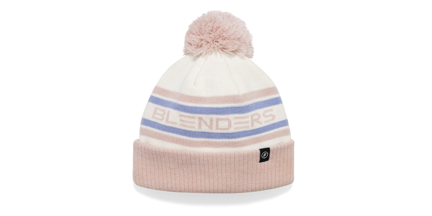Alternative view of Pink Pom Beanie