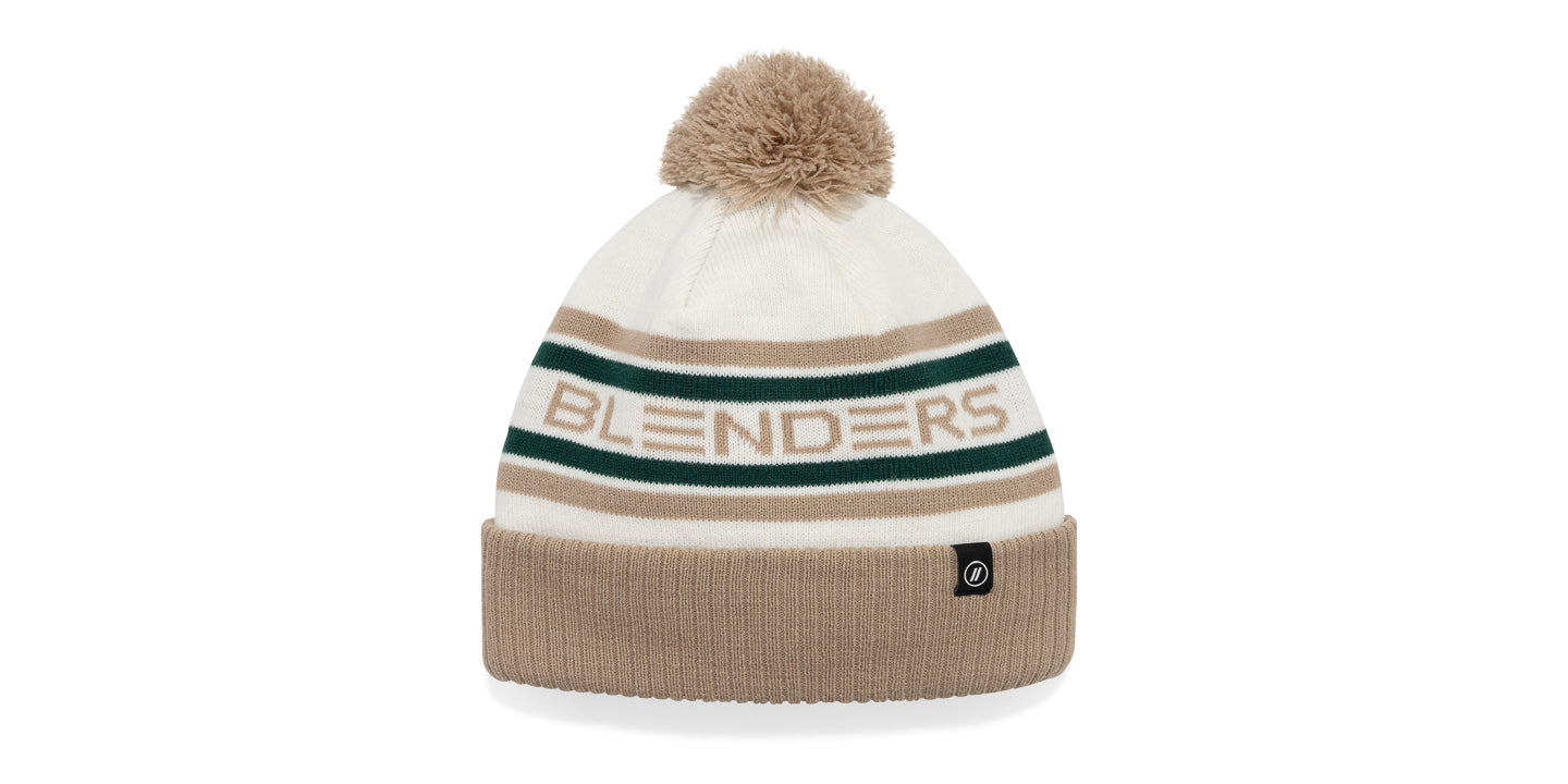 Alternative view of Khaki Pom Beanie
